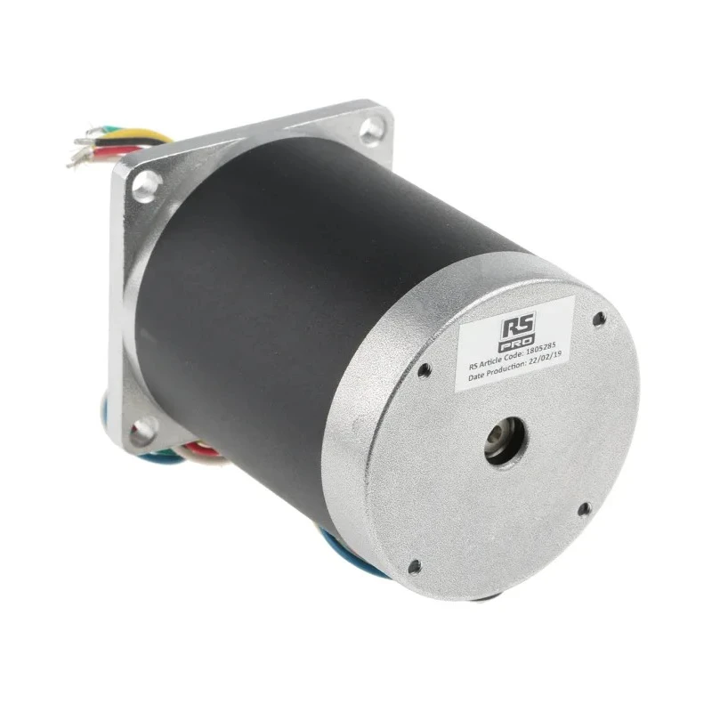 RND RS PRO Unipolar Hybrid Stepper Motor 2.8V 1.25Nm Torque 1.8° Step Angle 56.4 x 56.4 mm Frame 6.35 mm Shaft 180-5285