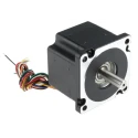 RS PRO Hybrid Stepper Motor 1.8° Step Angle, 1.65V/2.39V/3.42V, 85.85 x 85.85 mm Frame, 12 mm Shaft 180-5293