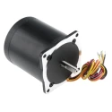 RS PRO Hybrid Stepper Motor 2.54V, 4.76V, 6.6V, 1.8° Step Angle, 82.5x82.5 mm Frame, 9.52 mm Shaft 180-5291