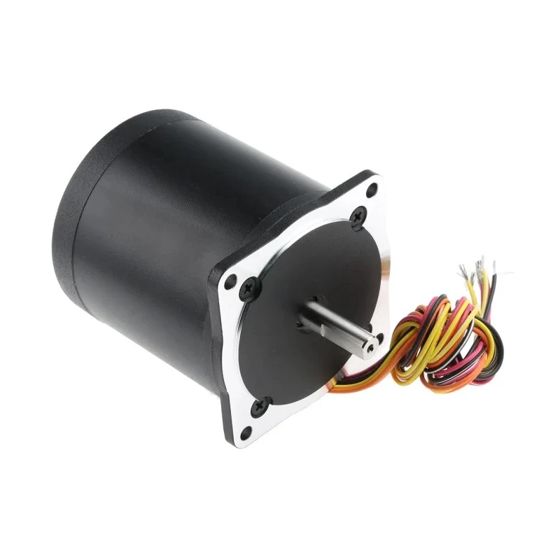 RS PRO Hybrid Stepper Motor 2.54V, 4.76V, 6.6V, 1.8° Step Angle, 82.5x82.5 mm Frame, 9.52 mm Shaft 180-5291