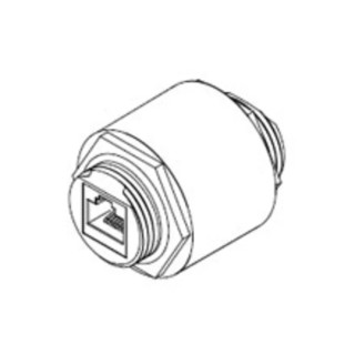 Molex RJ-Lnxx Series RJ45 Connector Female, Cat5 Adapter Straight 1 Port 1300580057