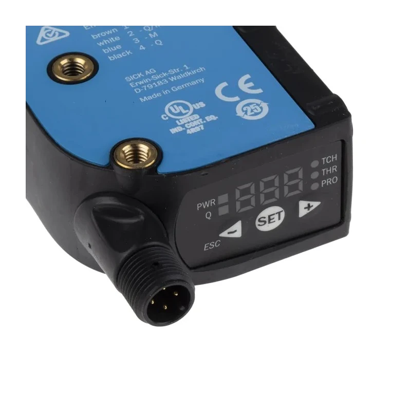 SICK Contrast Sensor RGB LED 13 mm, NPN, 100 mA, IP67, Panel Mount, 28.8V dc 
