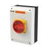 Eaton 3-Pole Surface Mount Isolator Switch 63A 690V AC IP65 Padlockable Safety Handle