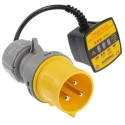 Martindale Industrial 3-Pin Socket Tester 110V AC 32A CAT II CP301-32