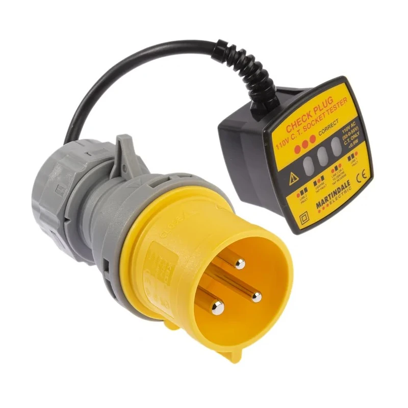 Martindale Industrial 3-Pin Socket Tester 110V AC 32A CAT II CP301-32