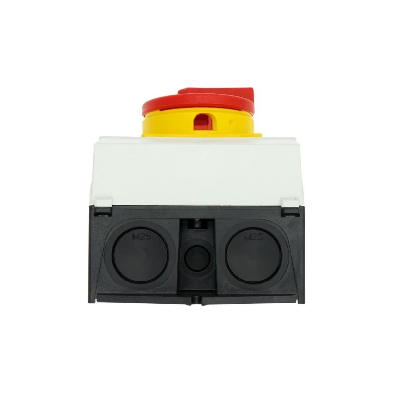 Eaton 3-Pole Surface Mount Isolator Switch, IP65 Rated, 25A, 13 kW, Screw Terminal, Red Handle IP65