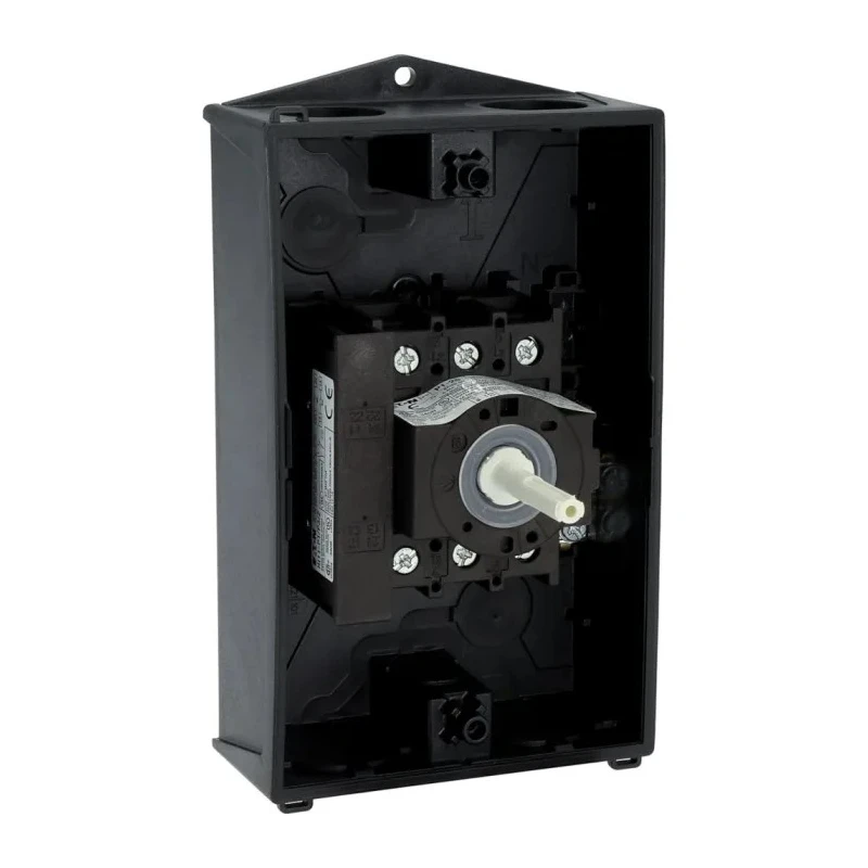 Eaton 3-Pole Surface Mount Isolator Switch, IP65 Rated, 25A, 13 kW, Screw Terminal, Red Handle IP65