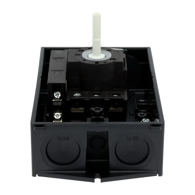 Eaton 3-Pole Surface Mount Isolator Switch, IP65 Rated, 25A, 13 kW, Screw Terminal, Red Handle IP65