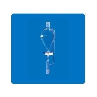pressure-equalising-funnels-pear-shape-with-socket-ptfe-key-stopcock-and-stem-with-cone-8732