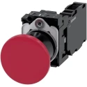 Siemens SIRIUS ACT 3SU11 Series Push Button Switch, Latching, Plate Mount, 22 mm Cutout, SPST, 500 V dc/ac 3SU1100-1BA20-1FA0
