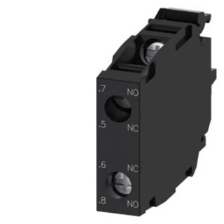 Siemens SIRIUS ACT 3SU14 Series Contact Block, 500 V AC/DC, 10A Current Rating, Screw Terminal, 1 CO 3SU1400-1AA10-1RA0