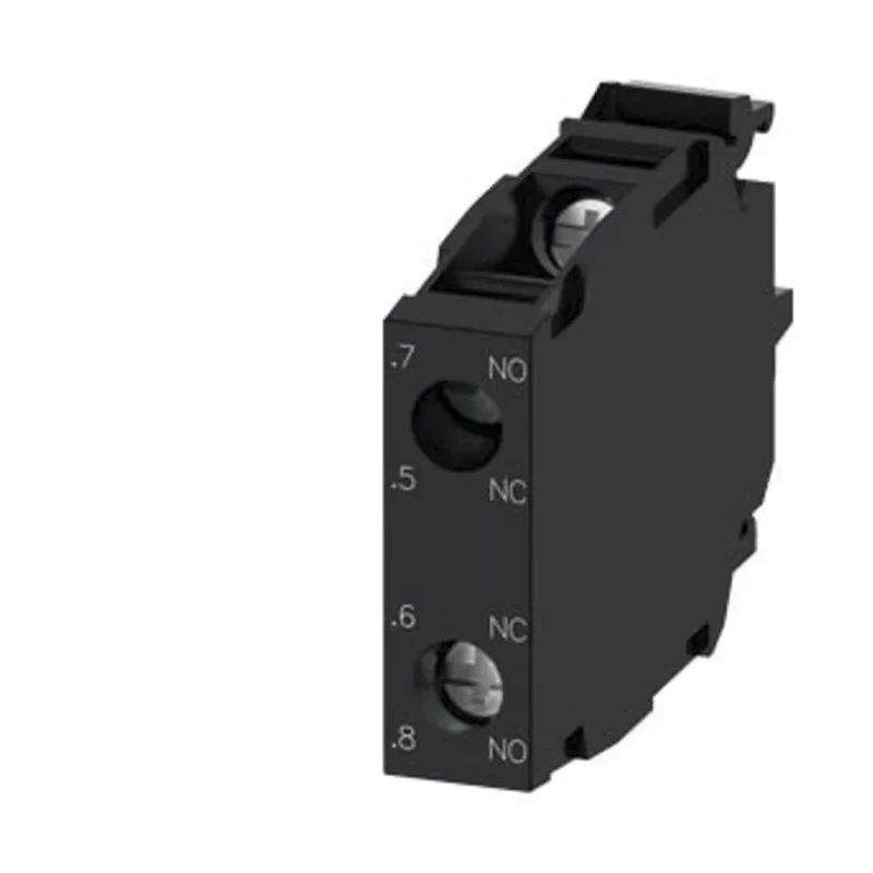 Siemens SIRIUS ACT 3SU14 Series Contact Block, 500 V AC/DC, 10A Current Rating, Screw Terminal, 1 CO 3SU1400-1AA10-1RA0