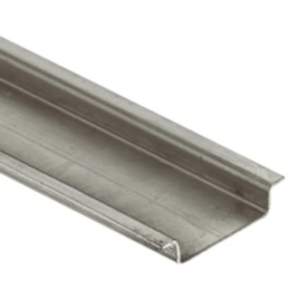 Legrand Steel Unperforated DIN Rail, 2 m Length, 35 mm Width, 7.5 mm Height 0 374 04