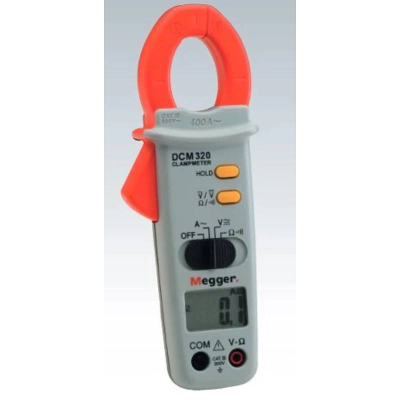 Megger Clamp Meter AC Current 400A 600V DC/AC CAT III Non-Contact Voltage Detector DCM320
