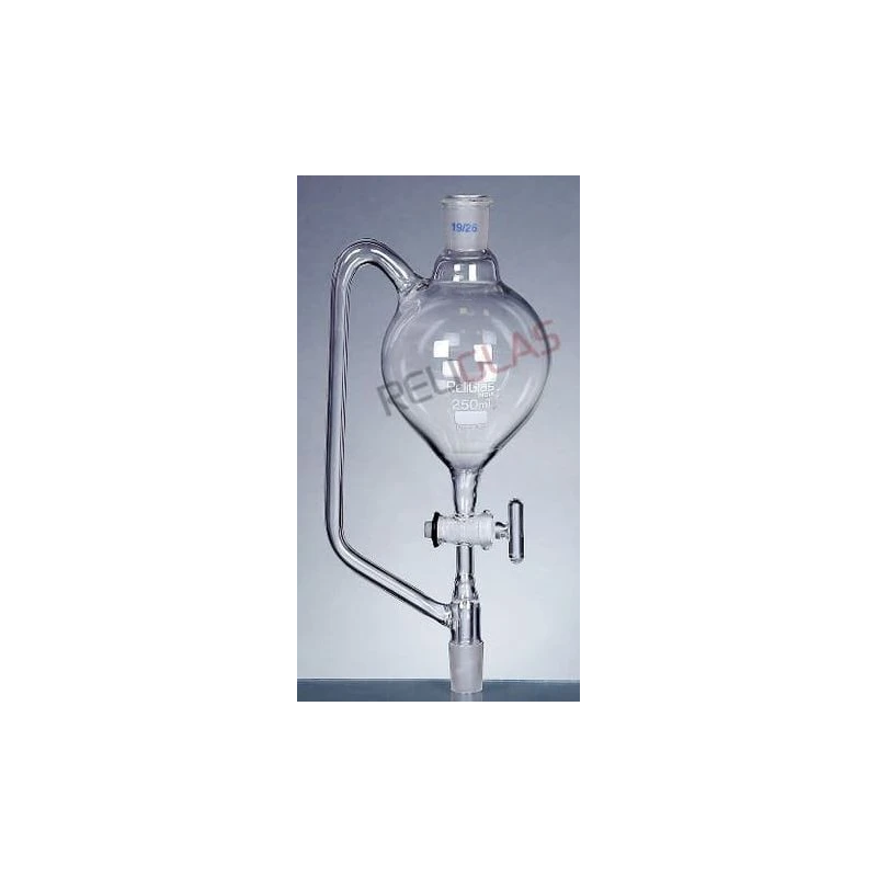  pressure-equalising-funnels-pear-shape-with-socket-ptfe-key-stopcock-and-stem-with-cone-8732-1