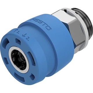 Festo Brass Pneumatic Quick Connect Coupling 1/4 in Female G NPHS-D6-P-G12