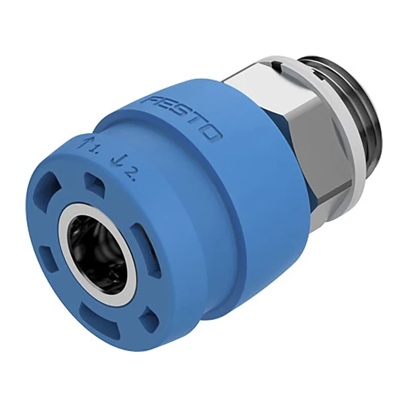 Festo Brass Pneumatic Quick Connect Coupling 1/4 in Female G NPHS-D6-P-G12