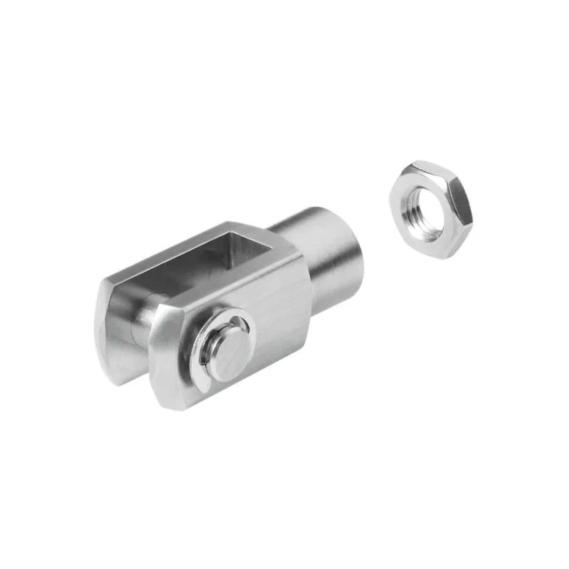 Festo Rod Clevis for Piston Rod, Bore Size 10mm, Female Thread M10x1.25, High-Alloy Steel, Corrosion CRSG-M10X1,25