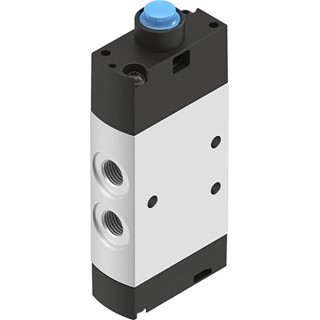 Festo Plunger Pneumatic Manual Control Valve 5/2, 5 Ports, G 1/8 Thread, Aluminium Alloy Body, Operating VMEF-SC-M52-M-G18