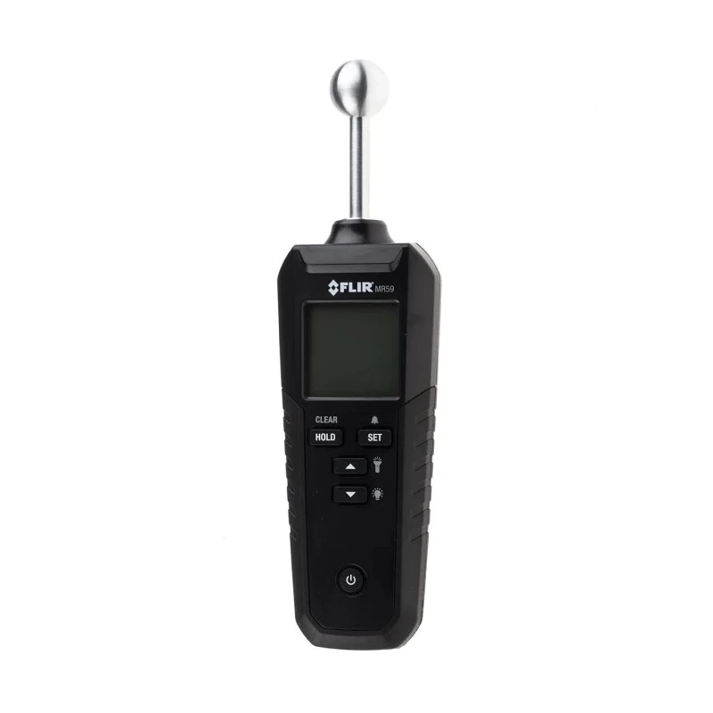 FLIR Professional Moisture Meter with LCD Backlight Display Battery-Powered 40h Battery Life MR59