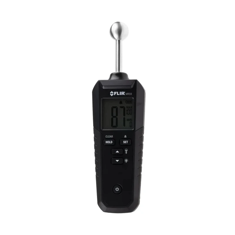 FLIR Professional Moisture Meter with LCD Backlight Display Battery-Powered 40h Battery Life MR59