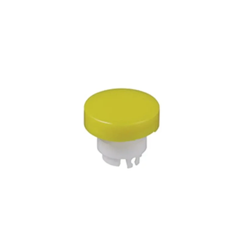 NKK Switches White, Yellow Round Push Button Cap for Use with YB Series Pushbuttons AT3002EB