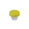NKK Switches White, Yellow Round Push Button Cap for Use with YB Series Pushbuttons AT3002EB