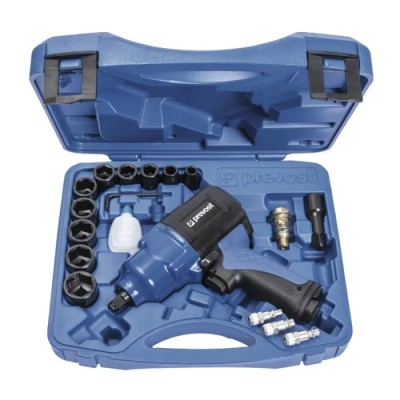 PREVOST 12.7 mm Pistol Grip Air Impact Wrench 1085 Nm Torque 8000 rpm TIW C121150K