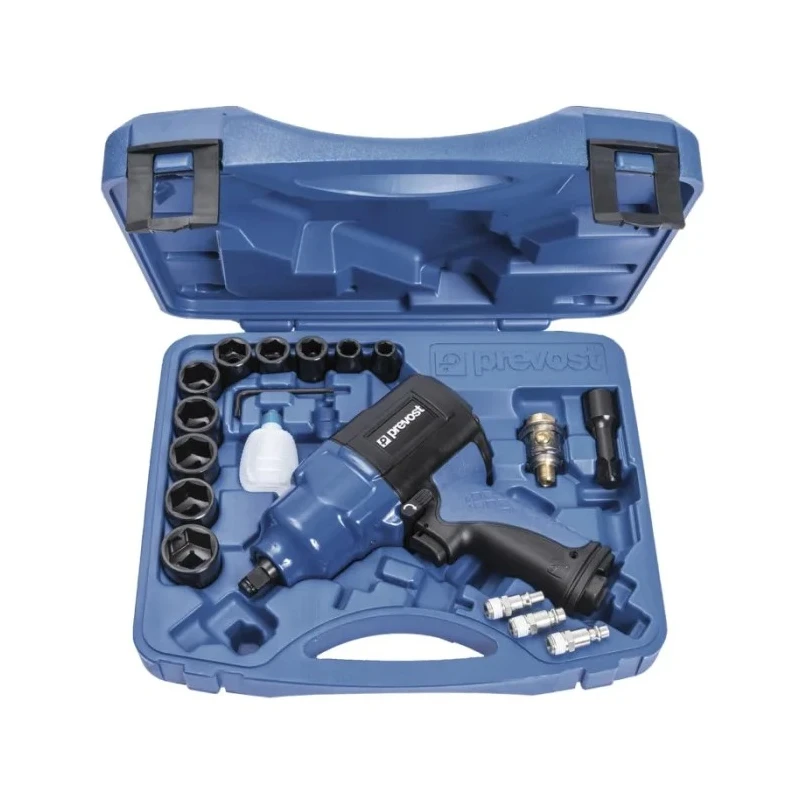 PREVOST 12.7 mm Pistol Grip Air Impact Wrench 1085 Nm Torque 8000 rpm TIW C121150K