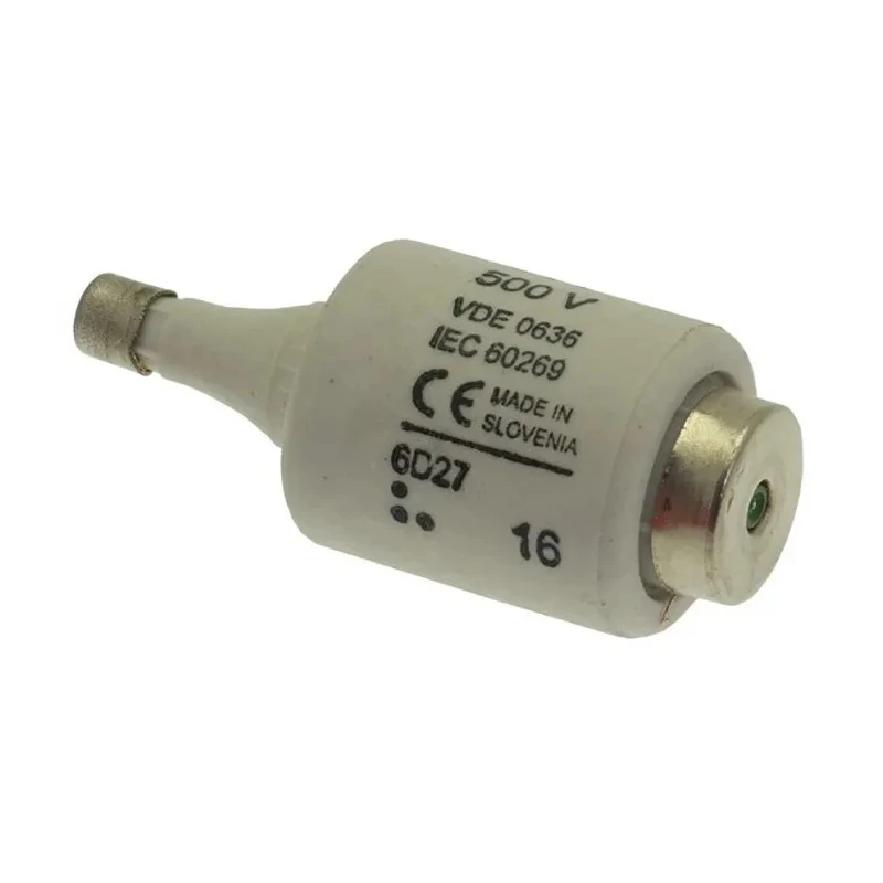 Eaton 6A 500V AC Ceramic Body D02 Diazed Fuse 6D27