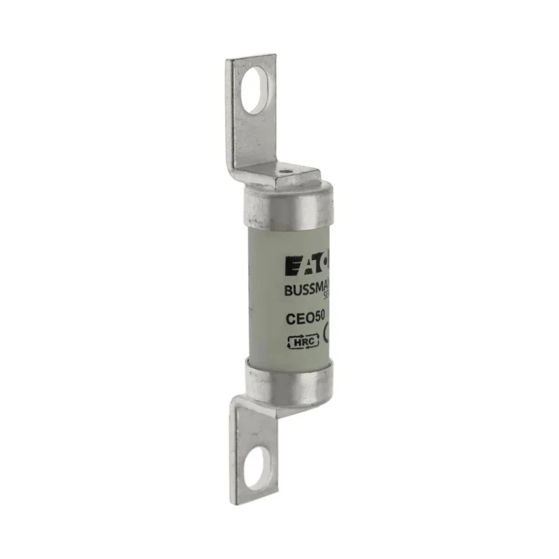 Eaton British Standard Fuse A4 50A Current Rating 500V Voltage, Offset Tag Orientation CEO50