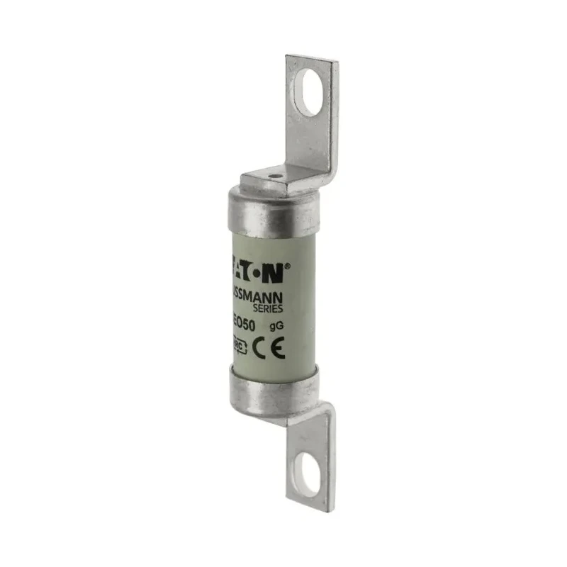 Eaton British Standard Fuse A4 50A Current Rating 500V Voltage, Offset Tag Orientation CEO50
