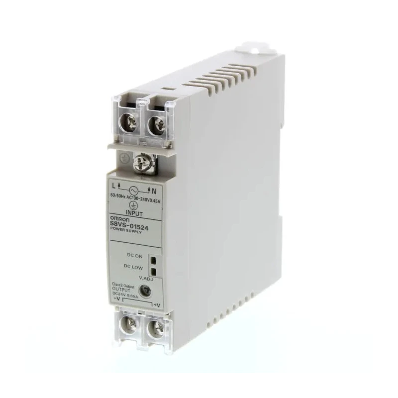 Omron Switching Power Supply 24V dc, 15 W, DIN Rail Mount, 100-264V AC Input S8VS-01524
