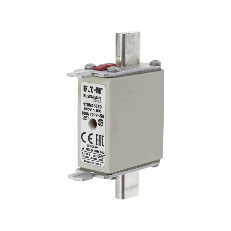 Eaton 100A High Rupture Capacity Centred Tag Fuse NH000 690V Bussmann Series NH000