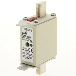 Eaton 250A Centred Tag Fuse 690V AC NH000 High Speed Dual Indication Fast Acting NH000