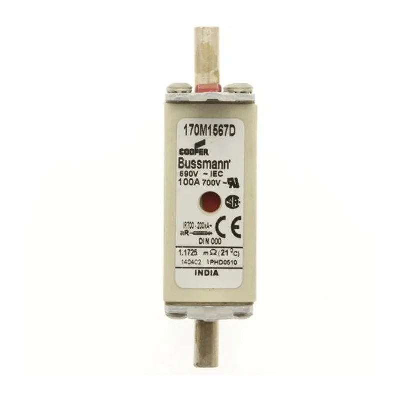Eaton 250A Centred Tag Fuse 690V AC NH000 High Speed Dual Indication Fast Acting NH000