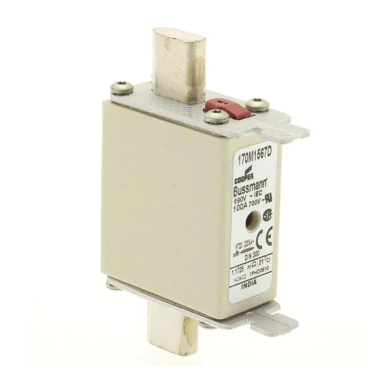 Eaton 250A Centred Tag Fuse 690V AC NH000 High Speed Dual Indication Fast Acting NH000
