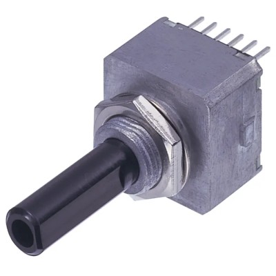 Nidec Components 5V DC 25 PPR Pulse Optical Encoder with 6 mm Flat Shaft, Through Hole, Wire REC16A25-201-C