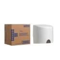 Aquarius Manual White Plastic Wall Mounting Paper Towel Dispenser 276mm Width 330mm Height 224mm Depth 7017