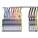 HellermannTyton Snap-On Pre-Printed Cable Marker 0-9, Polyamide, Multicolour, 0.8 mm to 2.2 mm Cable Diameter, 561-00100 WIC0
