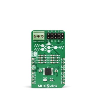 MikroElektronika Communication & Wireless Development Tool MUX 2 Click Board 8GHz GPIO Interface MIKROE-3245