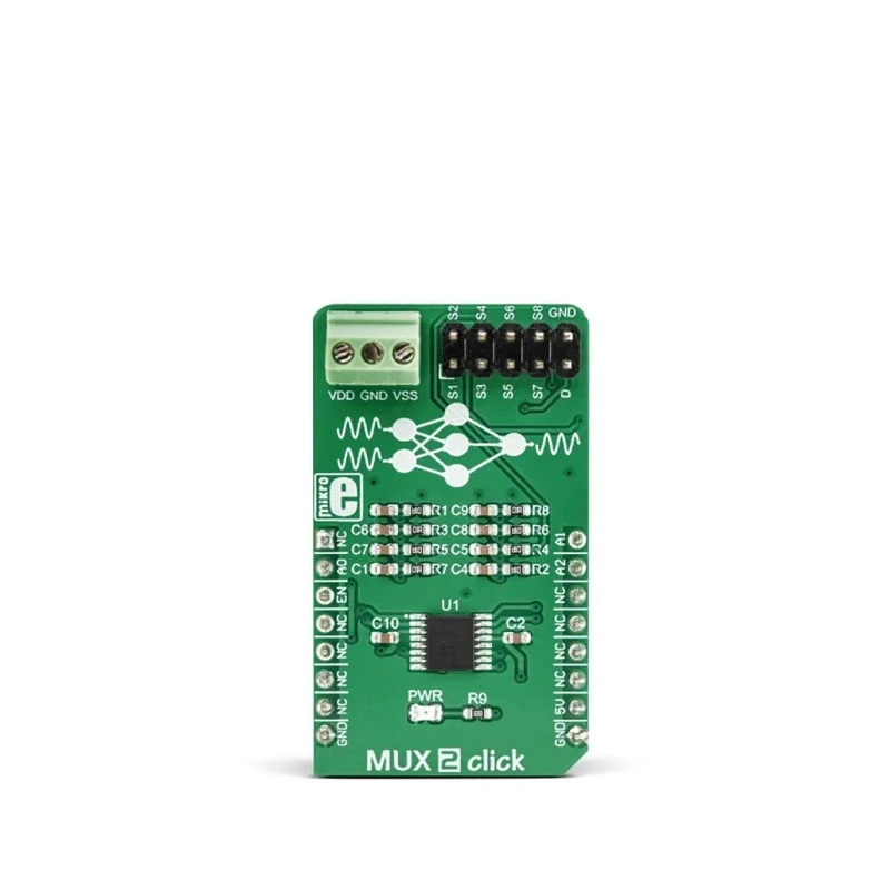 MikroElektronika Communication & Wireless Development Tool MUX 2 Click Board 8GHz GPIO Interface MIKROE-3245