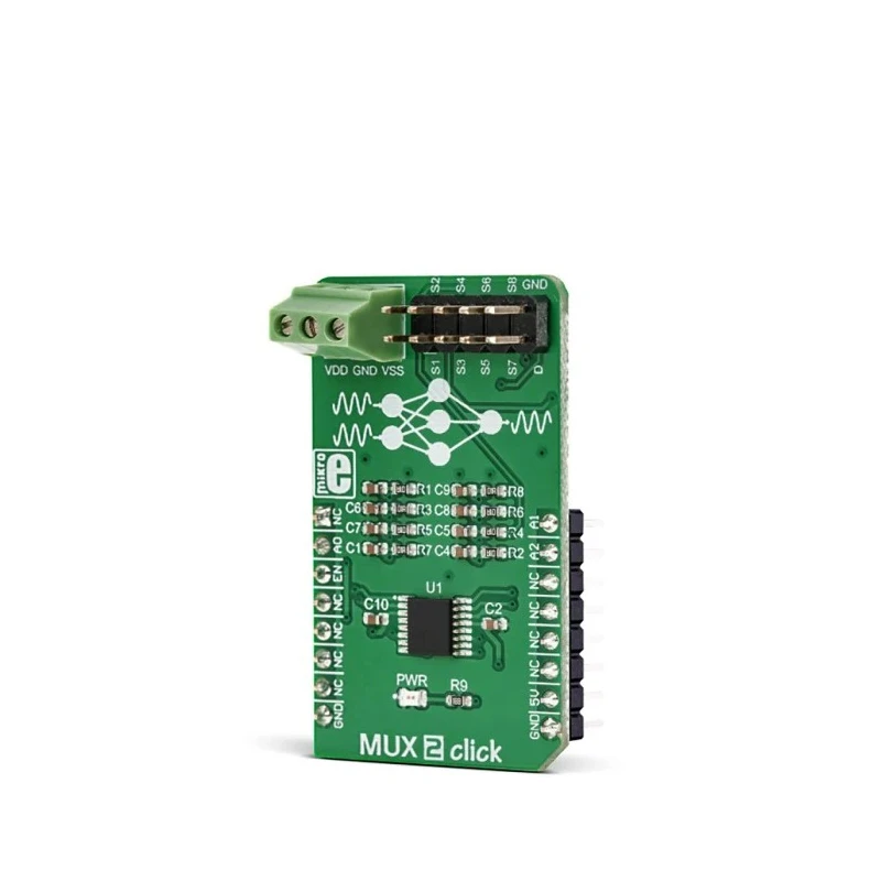 MikroElektronika Communication & Wireless Development Tool MUX 2 Click Board 8GHz GPIO Interface MIKROE-3245
