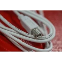 RS PRO IC Socket USB Cable Male USB Type A to Male USB 2.0 USB B White 2 m 182-8866