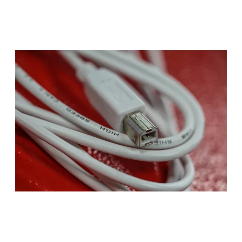 RS PRO IC Socket USB Cable Male USB Type A to Male USB 2.0 USB B White 2 m 182-8866