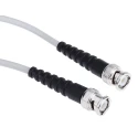 RS PRO RF Coaxial Cable 50 Ω, 1 m Length, Grey PVC Jacket, Stranded Copper Conductor, Terminated 182-9076