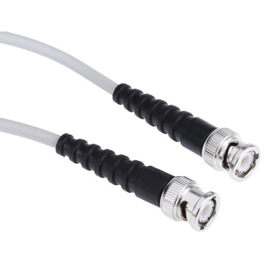 RS PRO RF Coaxial Cable 50 Ω, 1 m Length, Grey PVC Jacket, Stranded Copper Conductor, Terminated 182-9076