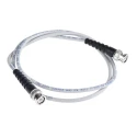 RS PRO RF Coaxial Cable 50 Ω, 1 m Length, Grey PVC Jacket, Stranded Copper Conductor, Terminated 182-9076