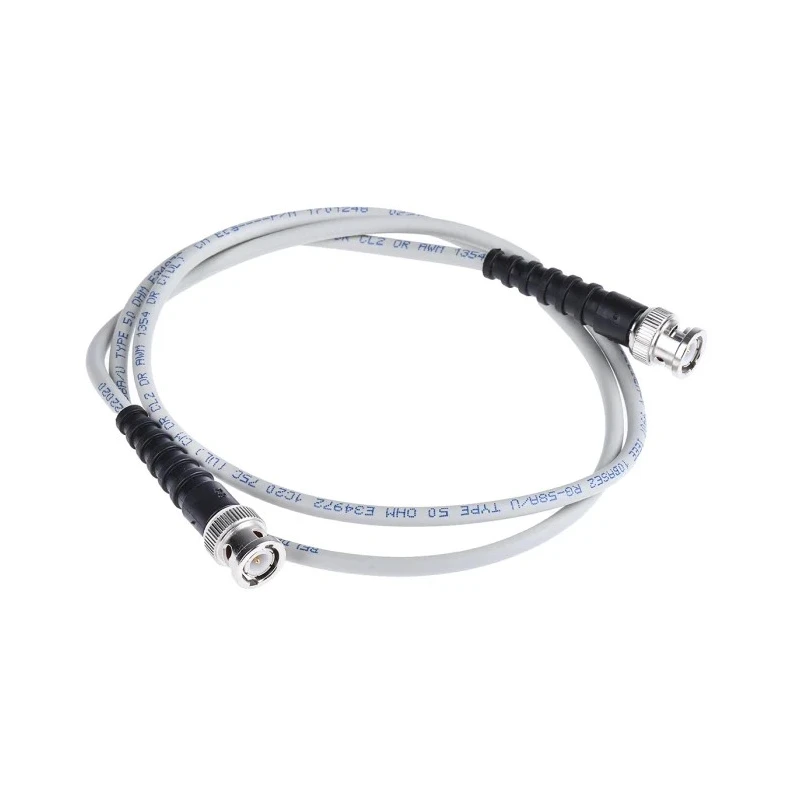 RS PRO RF Coaxial Cable 50 Ω, 1 m Length, Grey PVC Jacket, Stranded Copper Conductor, Terminated 182-9076