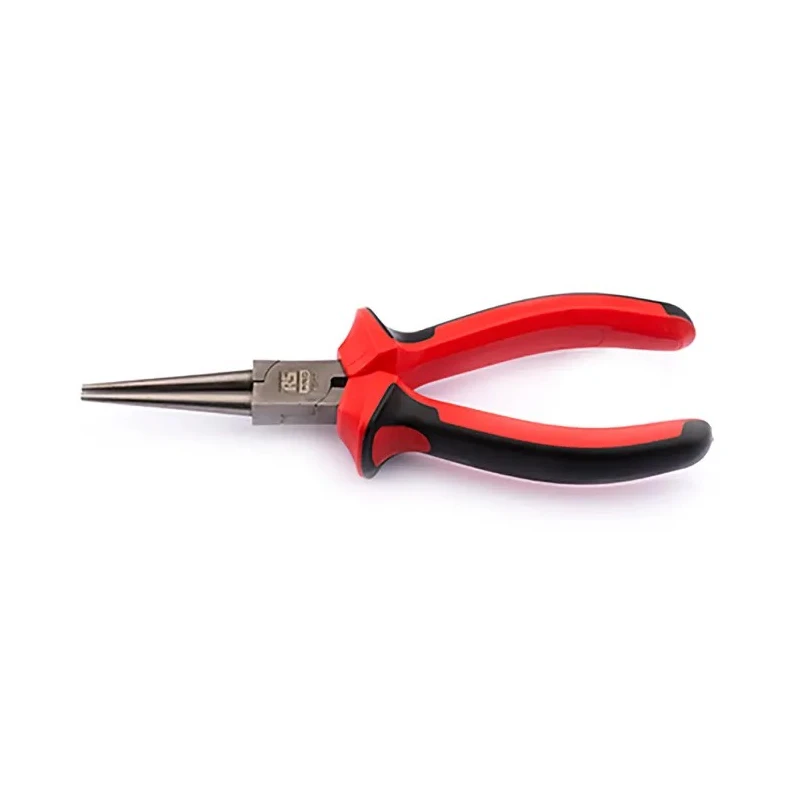 RS PRO Round Nose Plier, 160mm Overall Length, 50.7mm Internal Jaw, Polished Steel with DuoTech Soft Grip Handles 182-9971